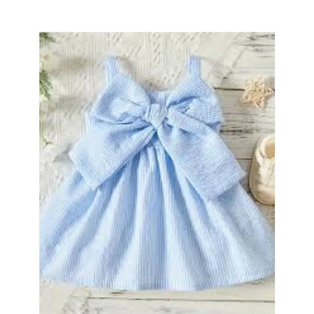 Sunshine Play Bubble Strap Set 2pcs Bow Top & Shorts, Cute Outdoor Outfit